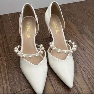 Pearl Detail Pump Heels